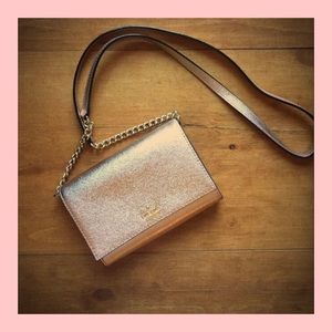 Rose gold Kate Spade small crossbody